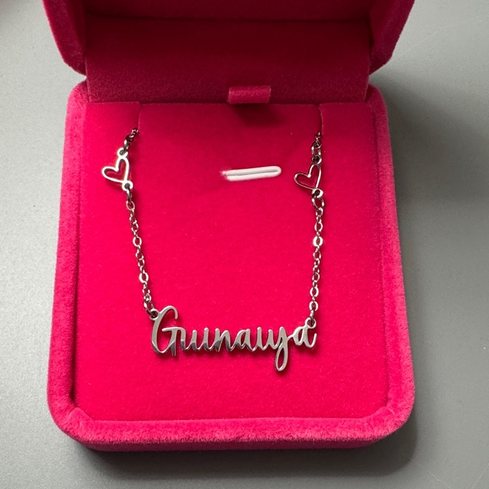 Silver Chamorro “Guinaiya” Guam Necklace